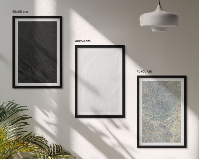 Wall art set The colors of elegant stone structures