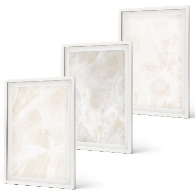 Wall art set The structure of elegant marble