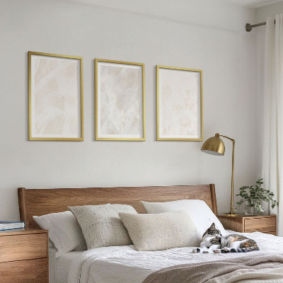 Wall art set The structure of elegant marble