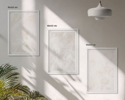 Wall art set The structure of elegant marble