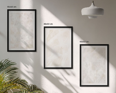 Wall art set Pastel marble structures