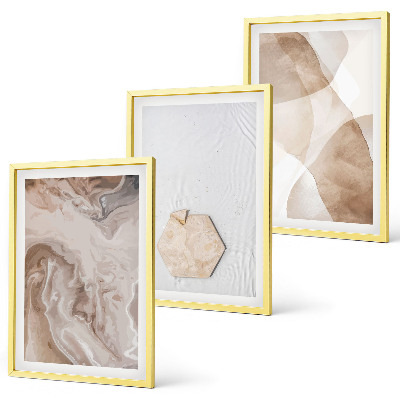 Wall art set Designer abstraction of nature