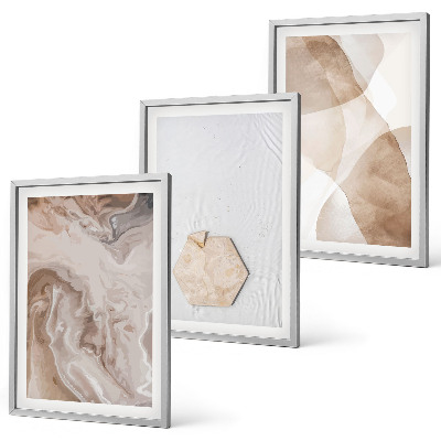 Wall art set Designer abstraction of nature