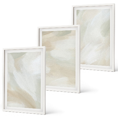 Wall art set Paint texture minimalism