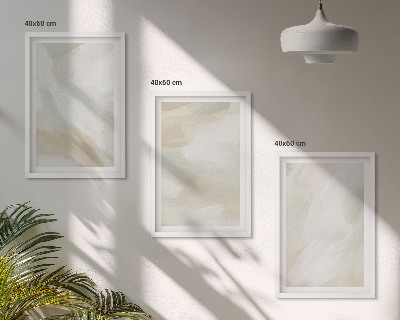 Wall art set Paint texture minimalism