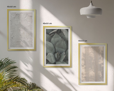 Wall art set Summer tropical textures