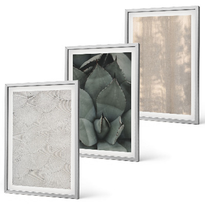 Wall art set Summer tropical textures