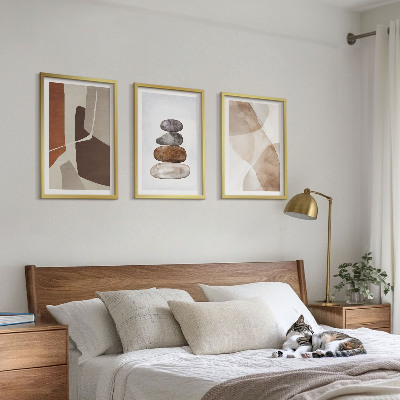 Three-piece wall art piece Modern abstract painting