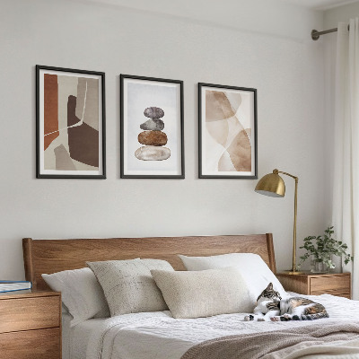 Three-piece wall art piece Modern abstract painting