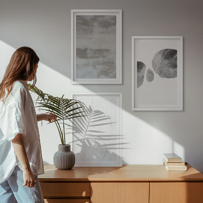 Wall art set Abstract modern structures