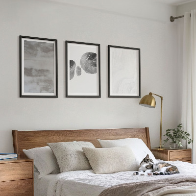 Wall art set Abstract modern structures