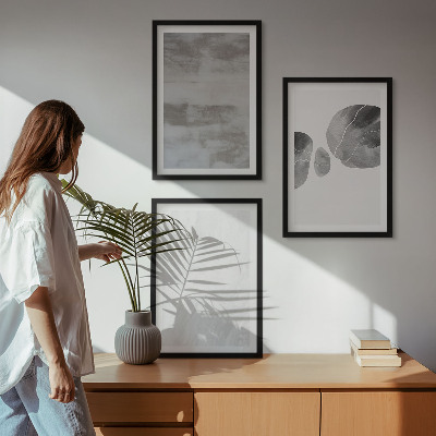 Wall art set Abstract modern structures