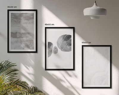Wall art set Abstract modern structures