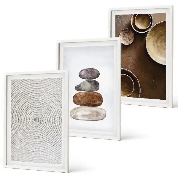 Wall art set modern art textures print collection