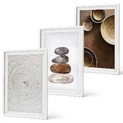 Wall art set modern art textures print collection