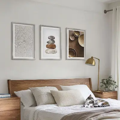 Wall art set modern art textures print collection