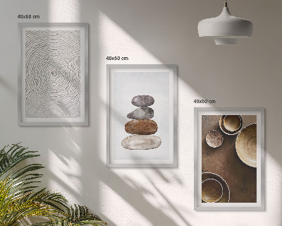 Wall art set Textures in modern art