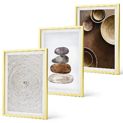 Wall art set modern art textures print collection