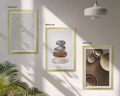 Wall art set modern art textures print collection