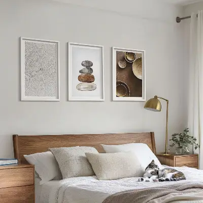 Wall art set modern art textures print collection
