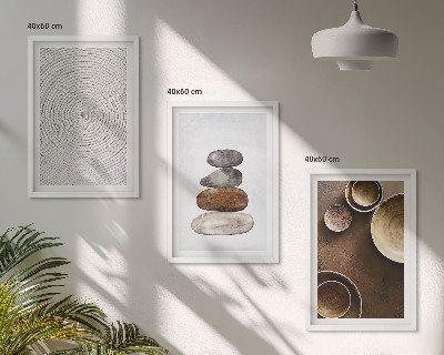 Wall art set Textures in modern art
