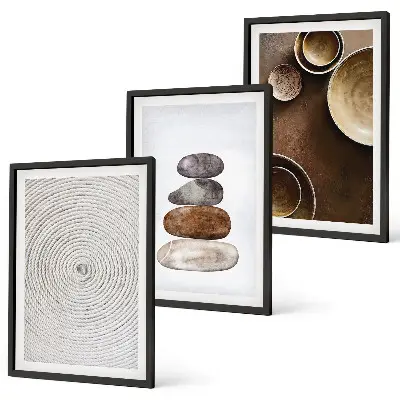 Wall art set modern art textures print collection