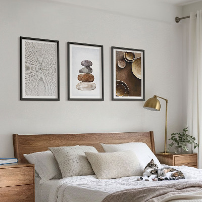 Wall art set Textures in modern art