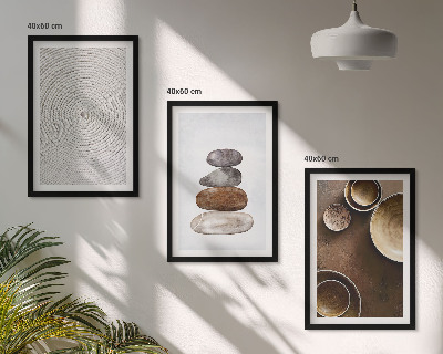 Wall art set Textures in modern art
