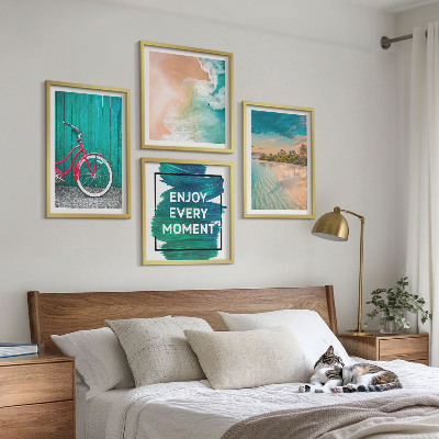 Multi-piece wall decor set Sea boat bike inspiration