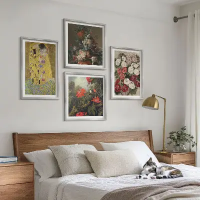 Klimt Tree of Life wall art set of 4 canvas prints