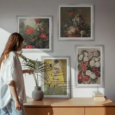 Klimt Tree of Life wall art set of 4 canvas prints