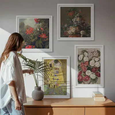 Klimt Tree of Life wall art set of 4 canvas prints