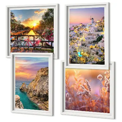 Seaside Sunsets Wall Art Set 