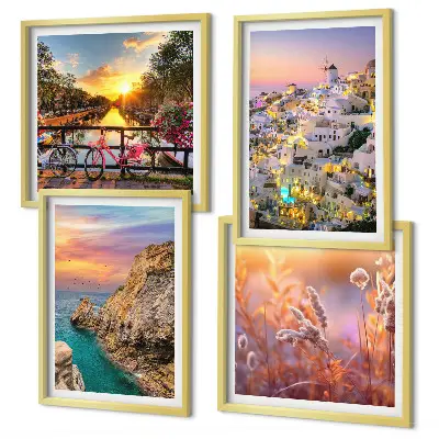 Seaside Sunsets Wall Art Set 