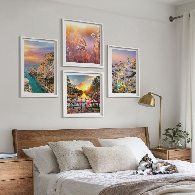 Wall art set Seaside sunsets