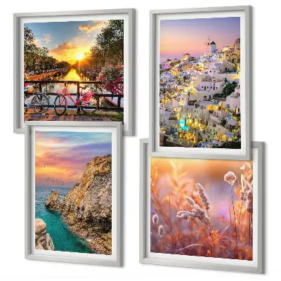 Seaside Sunsets Wall Art Set 