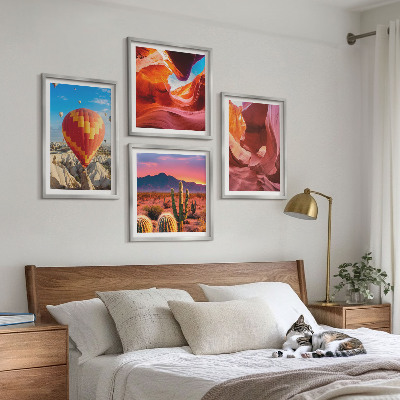 Wall art set Landscapes of desert gorges