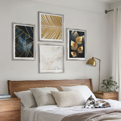 Wall art set Modern plant patterns