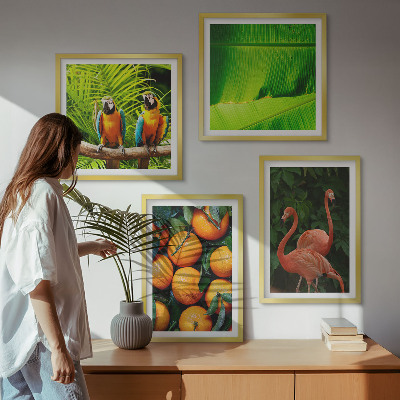 Multi-piece wall decor set Fruity accents of the tropics