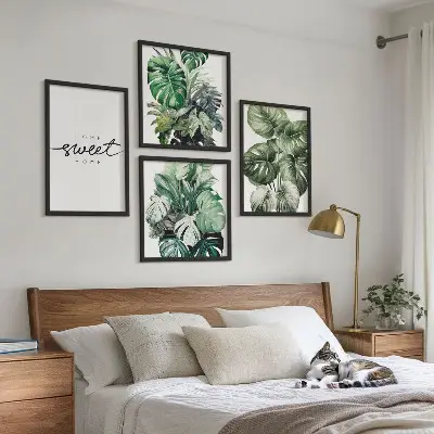 Sweet Home Green Plants wall decor set multi-piece decorative wall art