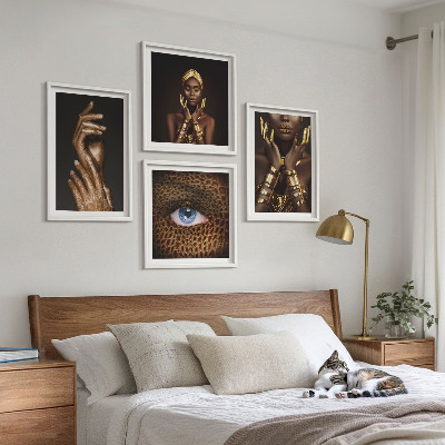 Wall art set Artistic portraits of women