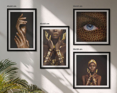 Wall art set Artistic portraits of women