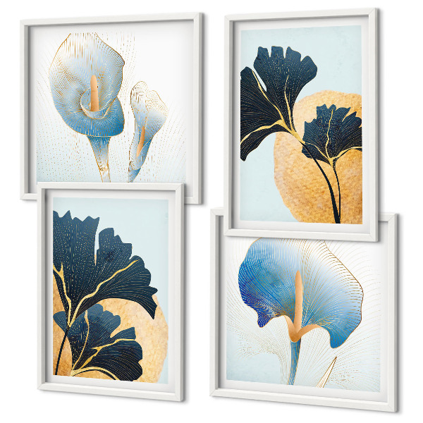Multi-piece wall decor set Lemons wine portrait Kahlo