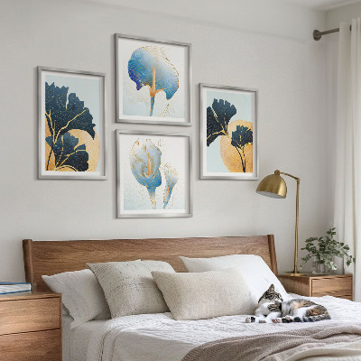 Multi-piece wall decor set Lemons wine portrait Kahlo