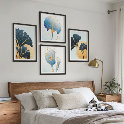 Multi-piece wall decor set Lemons wine portrait Kahlo