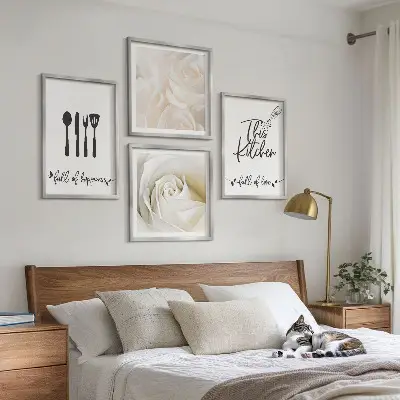 Bauhaus geometric patterns wall art set geometric patterns wall art set