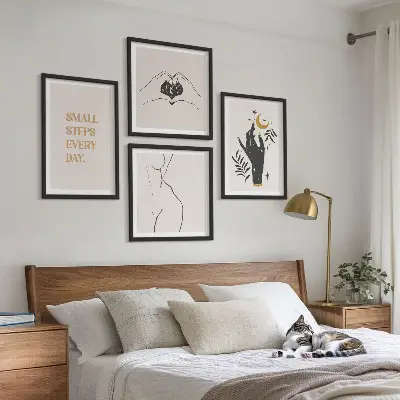Wall art set Minimalist boho illustrations