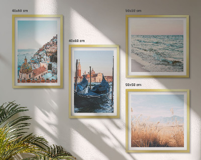 Wall art set Seaside views of Venice