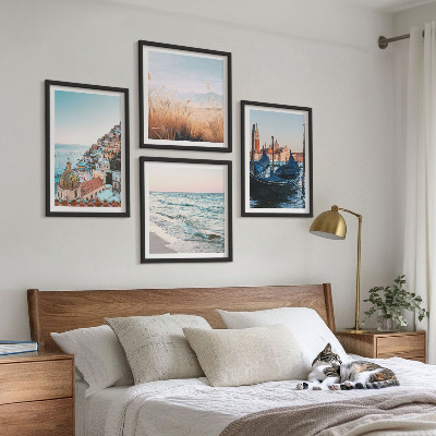 Wall art set Seaside views of Venice