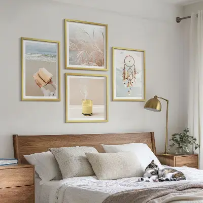 Multi-piece wall decor set summer landscapes in boho style